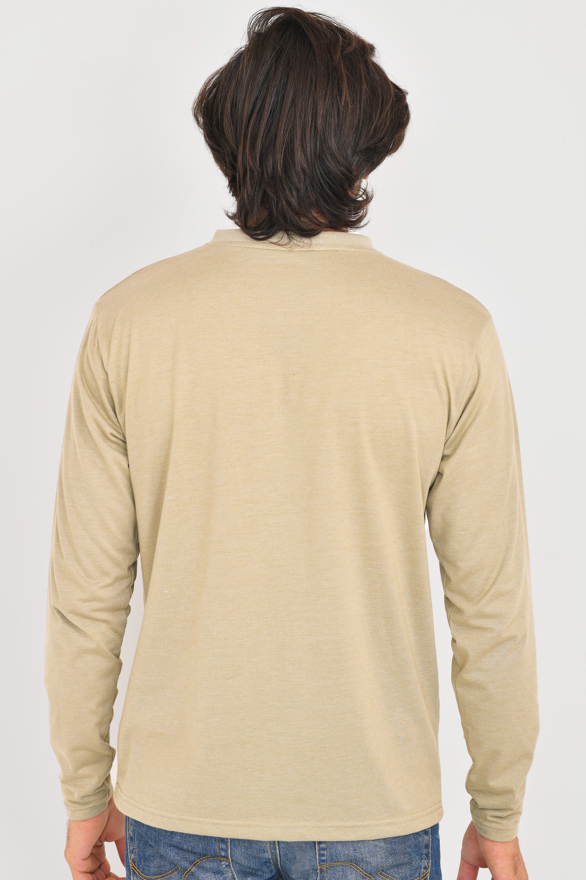 V-Neck Full Sleeve Shirt | Stone V Neck T-Shirts