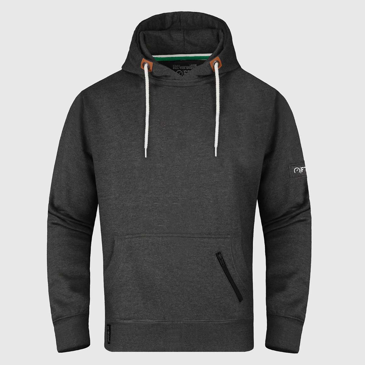 Charcoal Pullover Hoodie for men and women - Plain Hooded Pullover