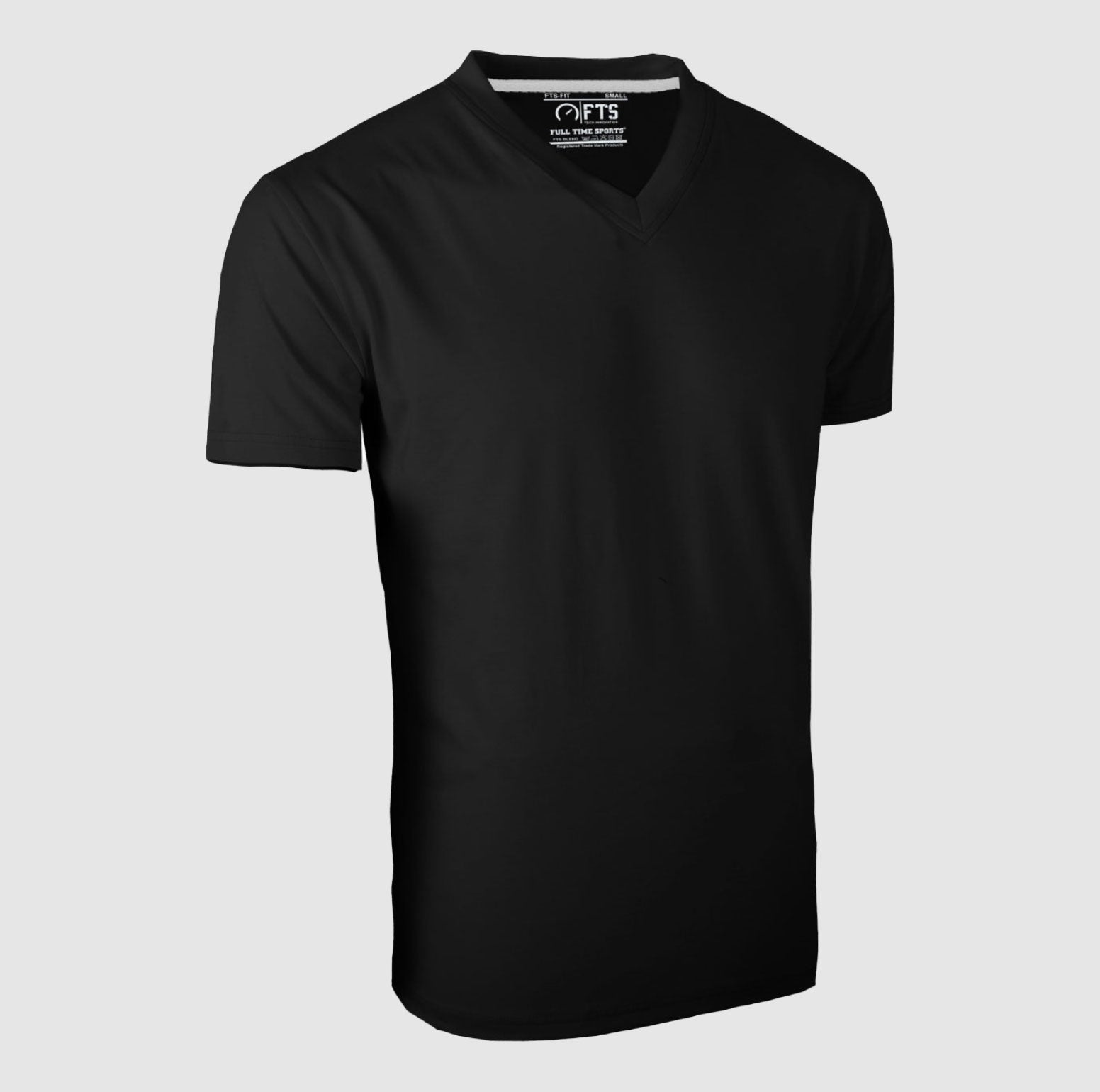 Black V Neck Short Sleeve T-Shirts | Comfortable Half Sleeves V-Neck Shirts