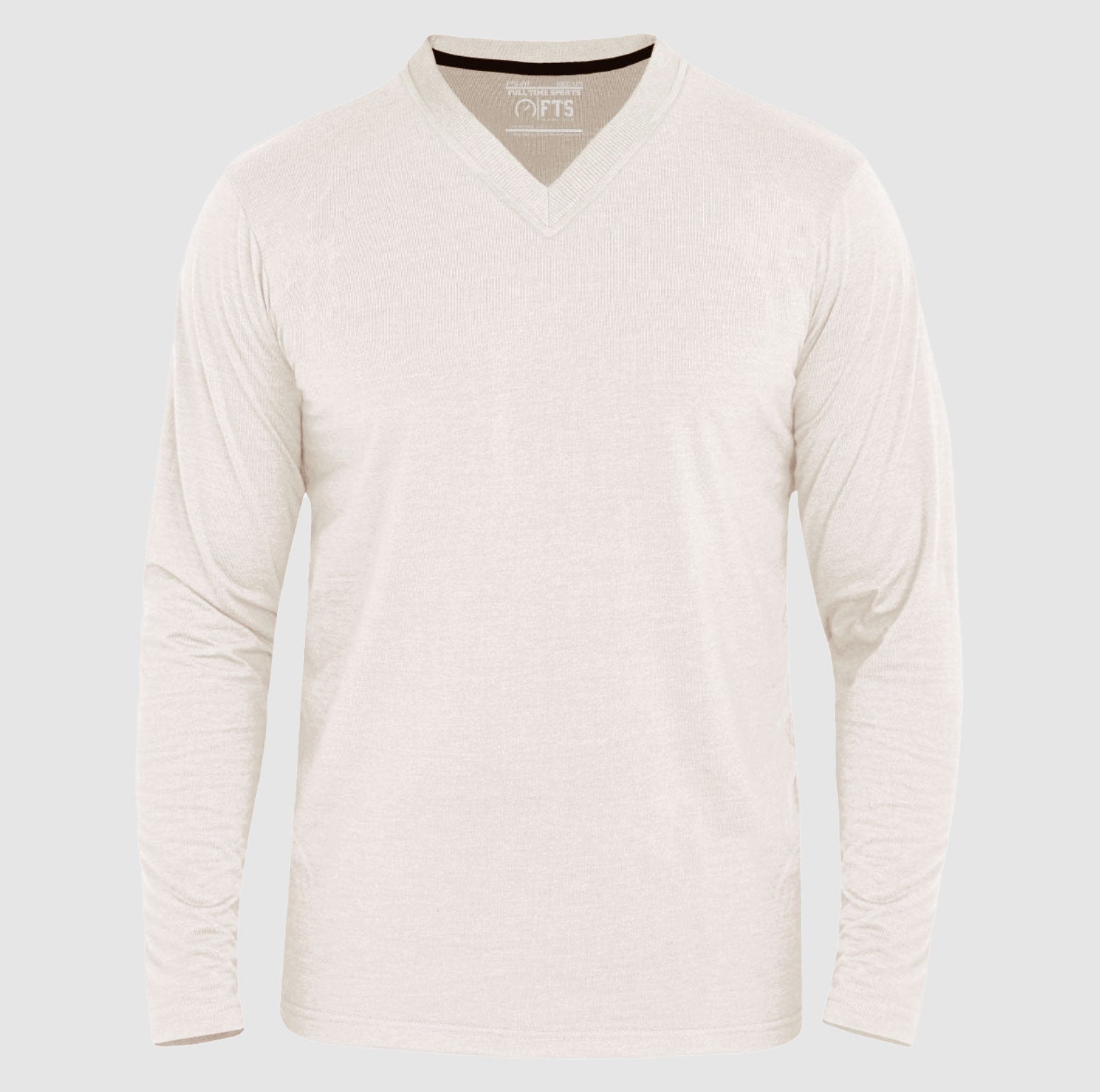 V-Neck Full Sleeve Shirt | Cream V Neck T-Shirts