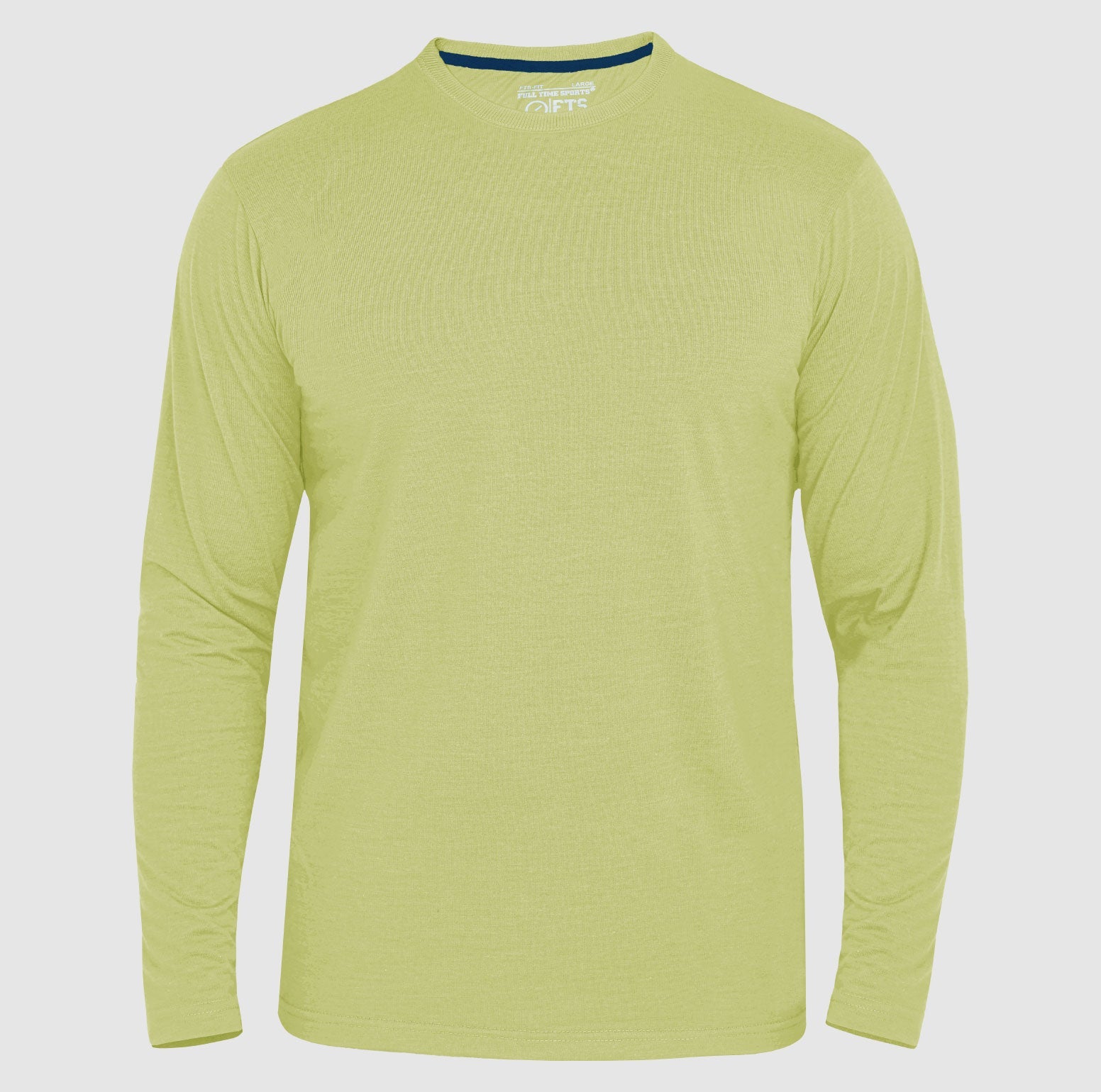 Full Sleeves T-Shirts | Sea Green Round Neck Full Sleeves Shirt