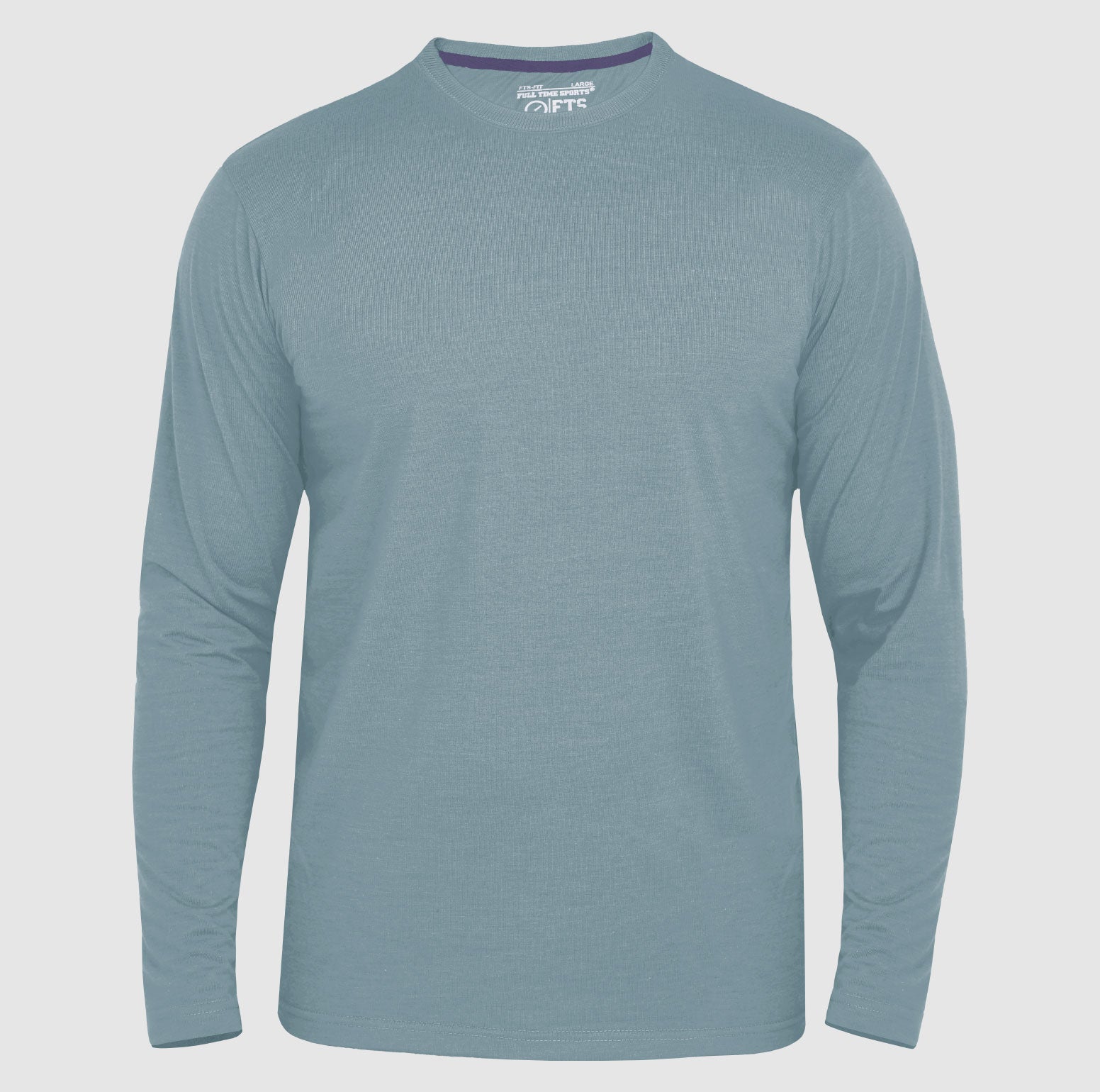 Full Sleeves T-Shirts | Slate Round Neck Full Sleeves Shirt