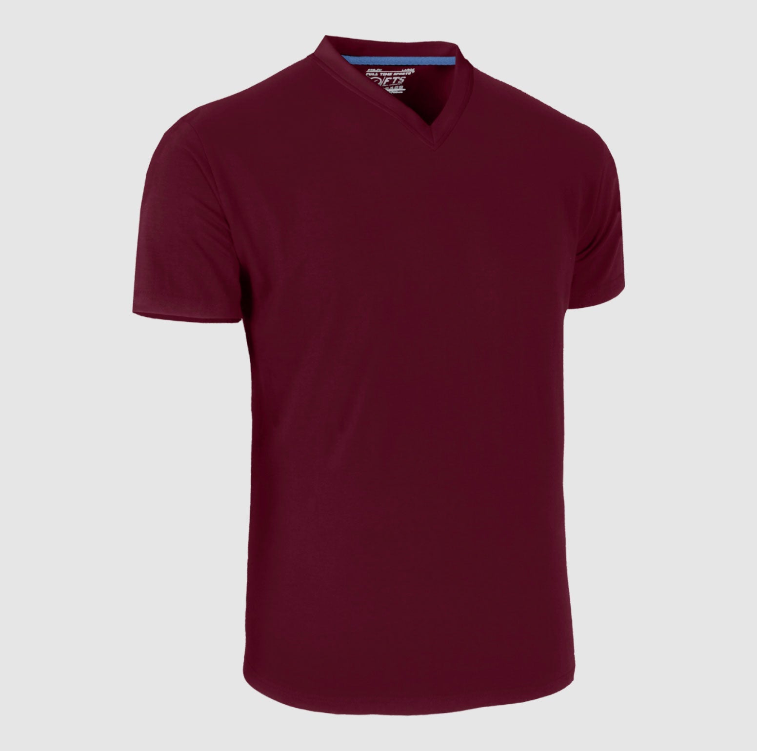Maroon V Neck Short Sleeve T-Shirts | Comfortable Half Sleeves V-Neck Shirts