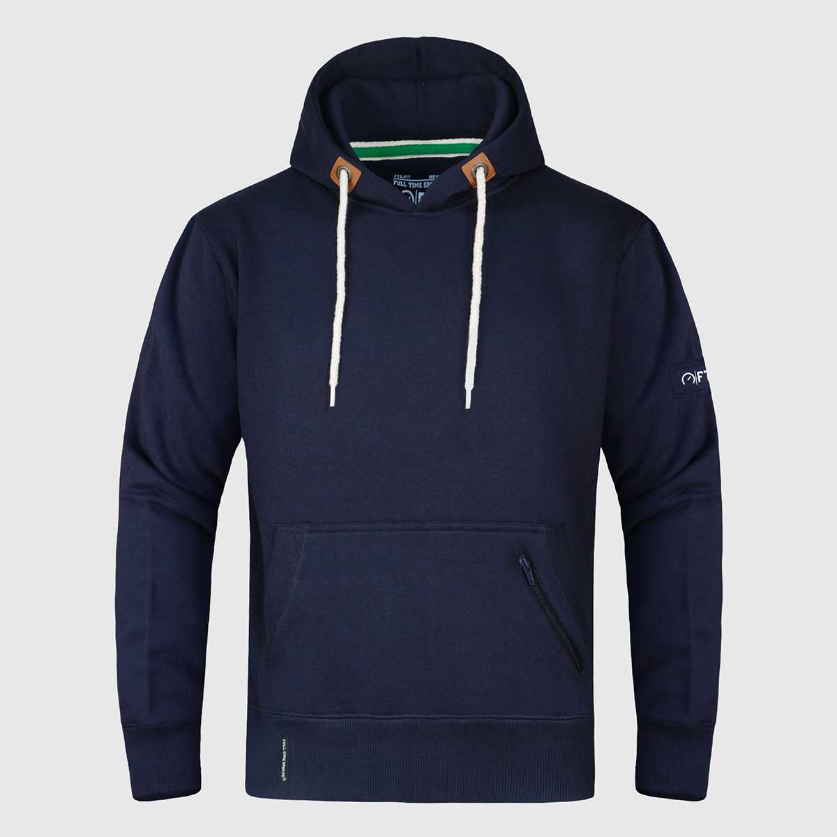 Navy Pullover Hoodie for men and women - Plain Hooded Pullover