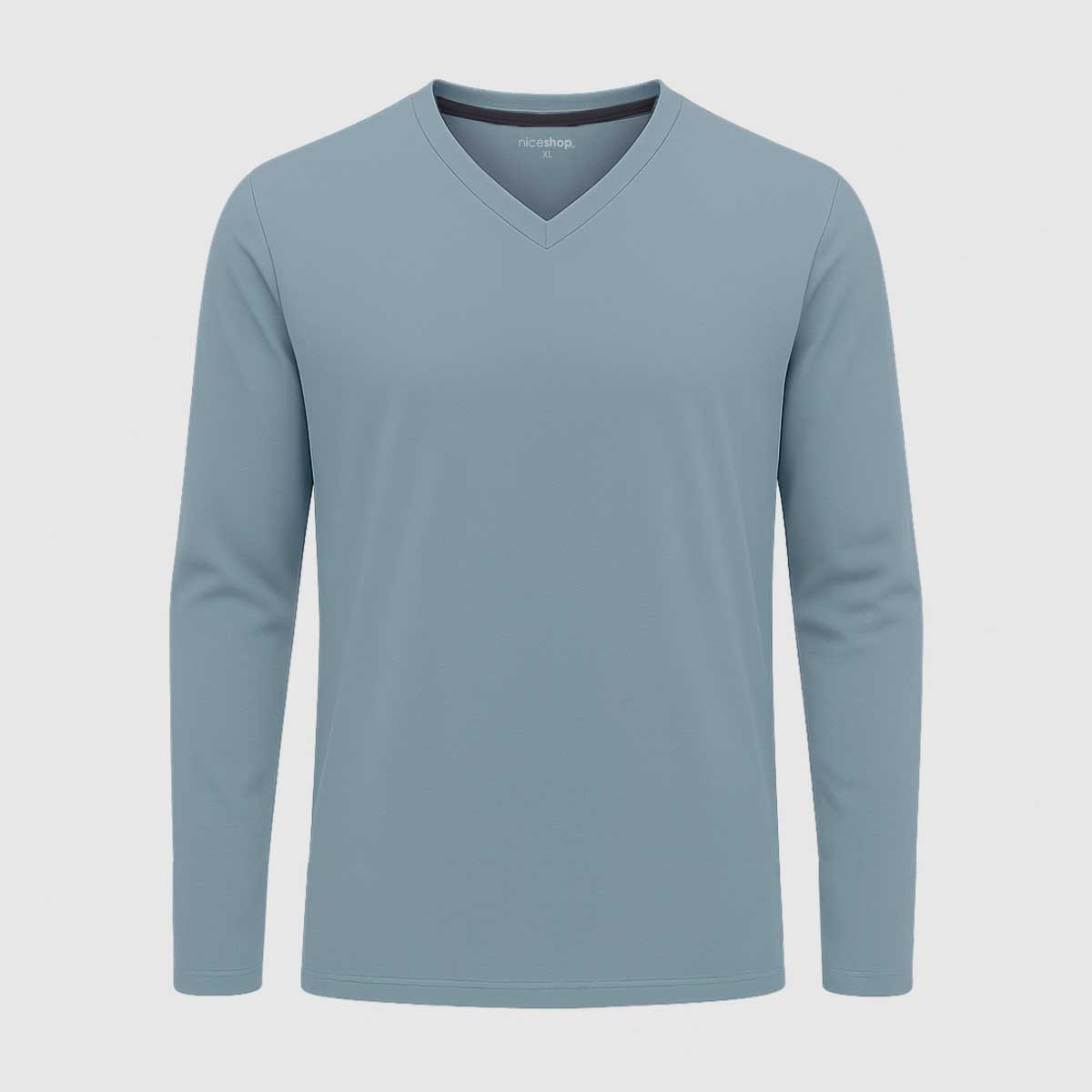 V-Neck Full Sleeve Shirt | Slate V Neck T-Shirts
