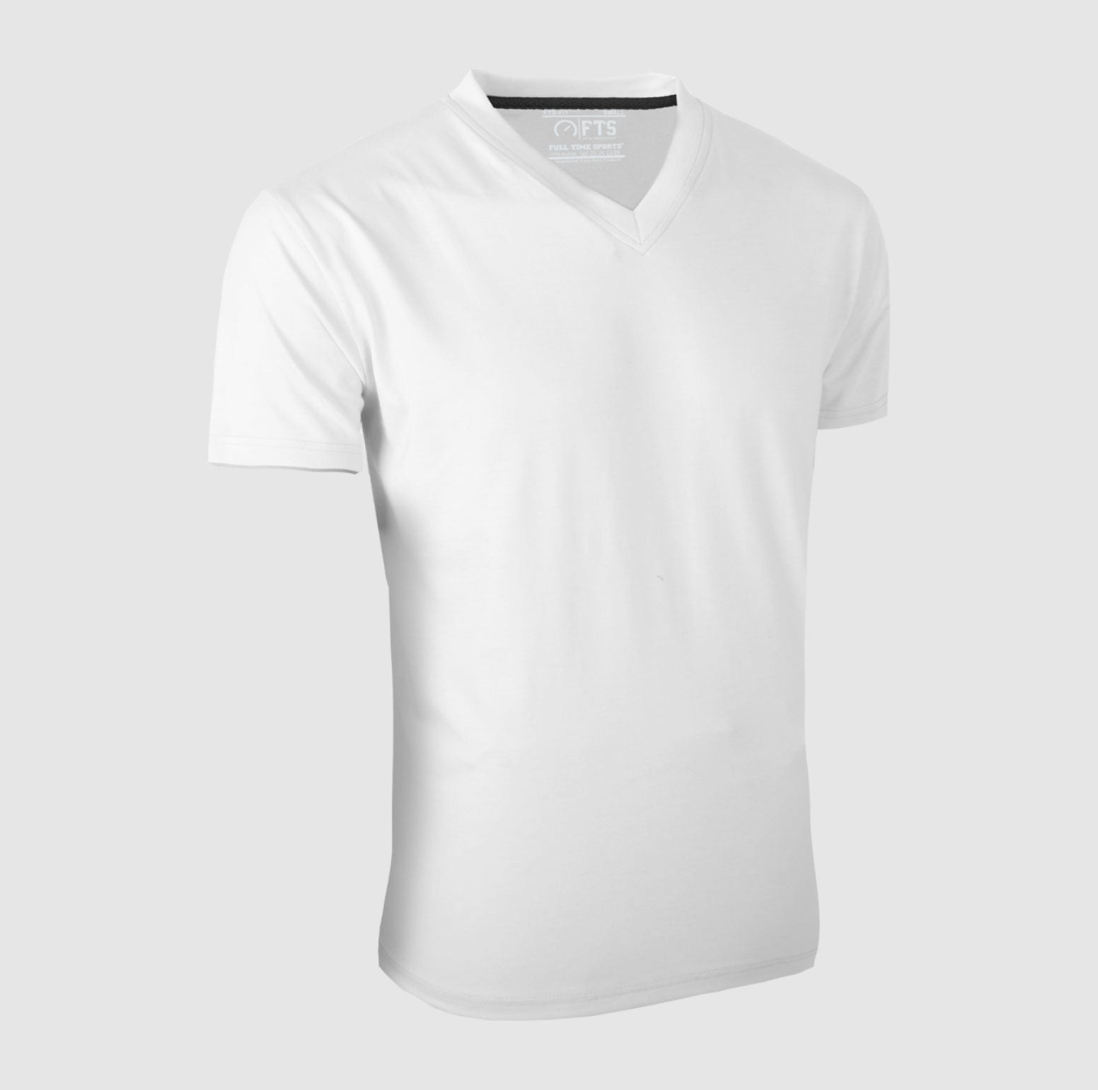 White V Neck Short Sleeve T-Shirts | Comfortable Half Sleeves V-Neck Shirts